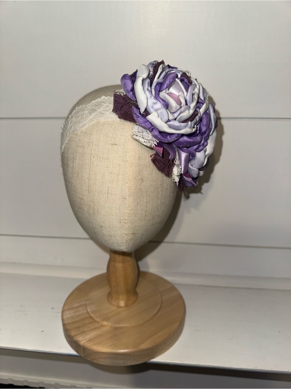 Purple Flower Headband (EUC)